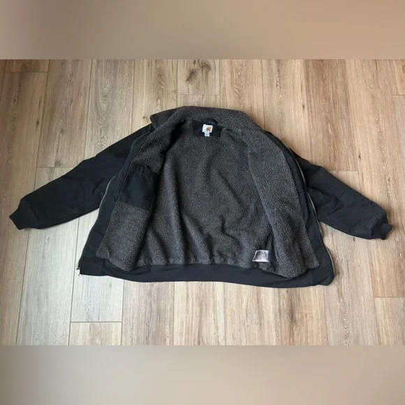 🔥RARE Carhartt Wildwood Jacket Size Large Sherpa Lined - Picture 5 of 8